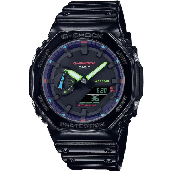 Casio G-Shock Virtual Rainbow orologio da uomo GA-2100RGB-1AER