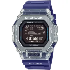 Casio G-Shock orologio da uomo GBX-100S-2ER, quadrante nero, cinturino in plastica viola