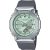 Casio G-Shock orologio da donna GM-S2110-3AER, quadrante verde, cinturino in plastica grigio