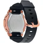 Casio G-Shock orologio da donna GM-S2110PG-1A4ER, quadrante oro rosa, cinturino in plastica nero