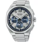 Seiko Astron 145th Anniversary Limited Edition orologio da uomo set HAB004J1, quadrante argento, cinturino in titanio argento