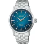 Seiko Presage Cocktail Time Emerald Mist orologio da uomo HCB001J1, quadrante blu, cinturino in acciaio inossidabile argento