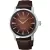 Seiko Presage Cocktail Time Whisky Mist orologio da uomo HCB003J1, quadrante marrone, cinturino in pelle marrone