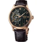 Seiko Presage Japanese Garden orologio da uomo HCB007J1, quadrante verde, cinturino in pelle marrone