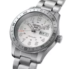 Seiko 5 Sports Field New Design orologio da uomo HDB007K1, quadrante argento, cinturino in acciaio inossidabile argento