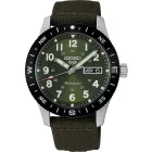 Seiko 5 Sports Field New Design orologio da uomo HDB008K1, quadrante verde, cinturino in pelle verde