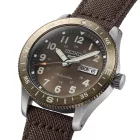 Seiko 5 Sports Field New Design orologio da uomo HDB009K1, quadrante marrone, cinturino in pelle marrone