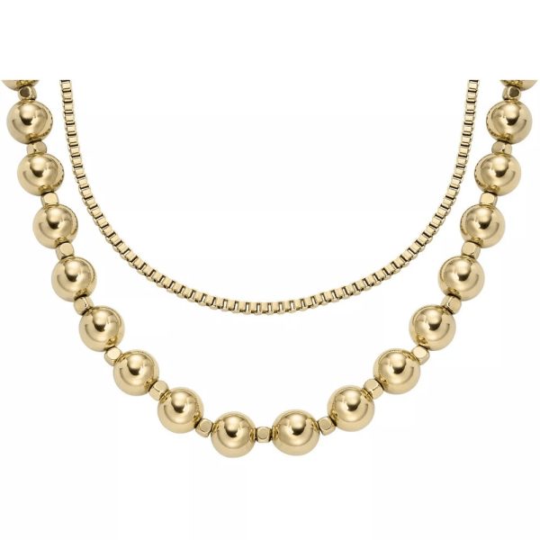 Fossil All Stacked Up femmina collana JA7248710