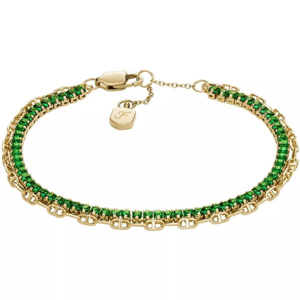 Fossil Heritage D-Link Glitz femmina braccialetto JA7272710
