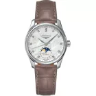 Longines Master Collection orologio da donna L2.409.4.87.4, cinturino in pelle grigio
