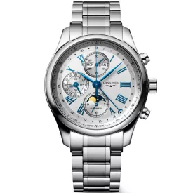 Longines Master Collection orologio da uomo L2.773.4.71.6, quadrante argento, cinturino in acciaio inossidabile argento