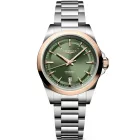 Longines Conquest orologio da donna L3.320.5.02.6, quadrante verde, cinturino in acciaio inossidabile argento