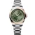 Longines Conquest orologio da donna L3.320.5.02.6, quadrante verde, cinturino in acciaio inossidabile argento