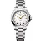 Longines Conquest orologio da donna L3.350.4.12.6, quadrante bianco, cinturino in acciaio inossidabile argento