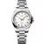 Longines Conquest orologio da donna L3.350.4.12.6, quadrante bianco, cinturino in acciaio inossidabile argento
