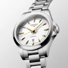 Longines Conquest orologio da donna L3.350.4.12.6, quadrante bianco, cinturino in acciaio inossidabile argento