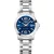 Longines Conquest orologio da donna L3.376.4.96.6, quadrante blu, cinturino in acciaio inossidabile argento