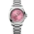 Longines Conquest orologio da donna L3.430.4.99.6, quadrante rosa, cinturino in acciaio inossidabile argento