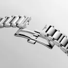 Longines Conquest orologio da donna L3.460.4.12.6, quadrante bianco, cinturino in acciaio inossidabile argento