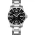 Longines HydroConquest orologio da uomo L3.742.4.56.6, quadrante nero, cinturino in acciaio inossidabile argento