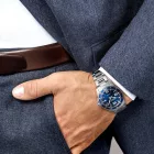 Longines HydroConquest orologio da uomo L3.742.4.96.6, quadrante blu, cinturino in acciaio inossidabile argento