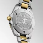 Longines HydroConquest orologio da uomo L3.769.3.56.7, quadrante nero, cinturino in acciaio inossidabile argento