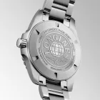 Longines HydroConquest orologio da uomo L3.769.4.06.6, quadrante verde, cinturino in acciaio inossidabile argento