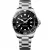 Longines HydroConquest orologio da uomo L3.769.4.56.6, quadrante nero, cinturino in acciaio inossidabile argento