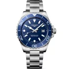 Longines HydroConquest orologio da uomo L3.769.4.96.6, quadrante blu, cinturino in acciaio inossidabile argento