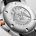 Longines HydroConquest orologio da uomo L3.782.3.58.9, quadrante nero, cinturino in silicone nero