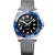Longines HydroConquest orologio da uomo L3.788.4.90.6, quadrante nero, cinturino in acciaio inossidabile argento