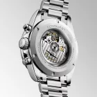 Longines Conquest Chronograph orologio da uomo L3.835.4.32.6, quadrante oro, cinturino in acciaio inossidabile argento