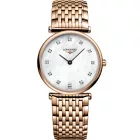Longines La Grande Classique orologio da donna L4.512.1.97.8, cinturino in acciaio inossidabile oro rosa