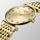 Longines La Grande Classique orologio da donna L4.512.2.37.8, cinturino in acciaio inossidabile oro