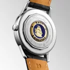 Longines Flagship Heritage orologio da uomo L4.795.4.58.0, quadrante nero, cinturino in pelle nero