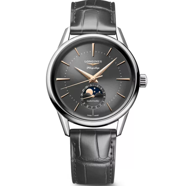 Longines Flagship Heritage Moonphase orologio da uomo L4.815.4.52.2