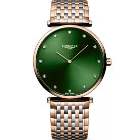 Longines La Grande Classique orologio unisex L4.866.1.08.7, cinturino in acciaio inossidabile oro rosa