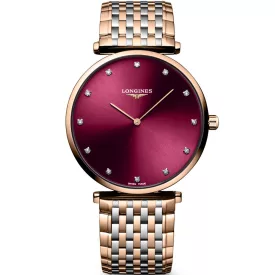 Longines La Grande Classique orologio unisex L4.866.1.68.7, cinturino in acciaio inossidabile oro rosa