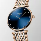 La Grande Classique orologio unisex L4.866.1.98.7, cinturino in acciaio inossidabile oro rosa