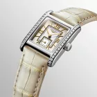 Longines Mini DolceVita orologio da donna L5.200.0.79.2, cinturino in pelle