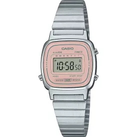 Casio Vintage orologio da donna LA670WEA-4A2EF, quadrante rosa