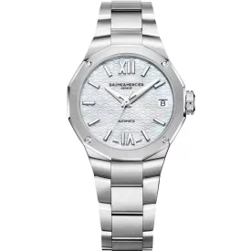 Baume & Mercier Riviera orologio da donna M0A10676, cinturino in acciaio inossidabile argento
