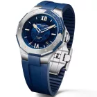 Baume & Mercier Riviera Azur Baumatic orologio da uomo M0A10716, cinturino in silicone blu