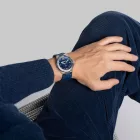 Baume & Mercier Riviera Azur Baumatic orologio da uomo M0A10716, cinturino in silicone blu