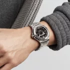 Baume & Mercier Riviera Azur Baumatic orologio da uomo M0A10717, cinturino in acciaio inossidabile argento