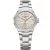 Baume & Mercier Riviera orologio da donna M0A10730, quadrante beige, cinturino in acciaio inossidabile argento