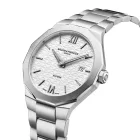 Baume & Mercier Riviera orologio da uomo M0A10845, quadrante argento, cinturino in acciaio inossidabile argento