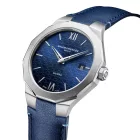 Baume & Mercier Riviera orologio da uomo M0A10846, quadrante blu, cinturino in pelle blu