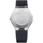 Baume & Mercier Riviera orologio da uomo M0A10846, quadrante blu, cinturino in pelle blu