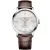 Baume & Mercier Classima orologio da uomo M0A10853, quadrante argento, cinturino in pelle marrone